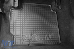 Specific rubber mats suitable for Ford Mondeo 2007-2014, 4-piece set, black color-image-6248537