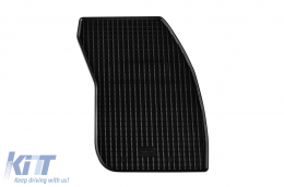 Specific rubber mats suitable for Ford Mondeo after 2014, 4-piece set, black color-image-6249315