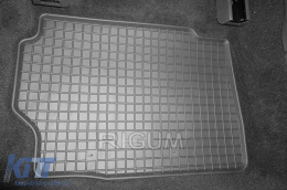 Specific rubber mats suitable for Ford Mondeo after 2014, 4-piece set, black color-image-6249318