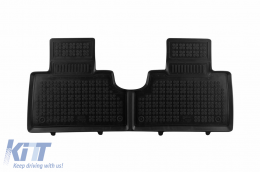 Specific rubber mats suitable for Ford Mustang Mach-E after 2020, 3-piece set, black color-image-6214074