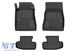 image-5-Specific rubber mats suitable for Ford Mustang coupe 2014-2023, Ford Mustang after 2023, 4-piece set, black color, with 24-month warranty