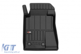 Specific rubber mats suitable for Ford Mustang coupe 2014-2023, Ford Mustang after 2023, 4-piece set, black color, with 24-month warranty-image-6223271