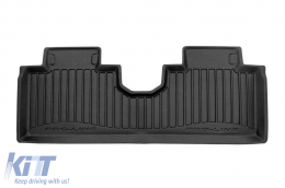 Specific rubber mats suitable for Ford Mustang Mach-E after 2020, 3-piece set, black color, with 24-month warranty-image-6223373