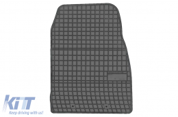 Specific rubber mats suitable for Ford Puma after 2019, 4-piece set, black color-image-6230677