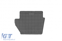 Specific rubber mats suitable for Ford Puma after 2019, 4-piece set, black color-image-6230678