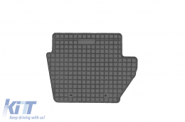 Specific rubber mats suitable for Ford Puma after 2019, 4-piece set, black color-image-6230679