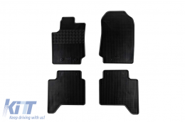 image-22-Specific rubber mats suitable for Ford Ranger after 2012, Ranger after 2016, 4-piece set, black color