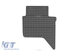 Specific rubber mats suitable for Ford Ranger after 2015, 4-piece set, black color-image-6230705
