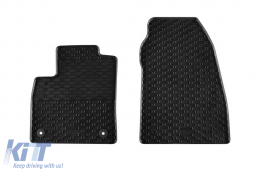 Specific rubber mats suitable for Ford Tourneo after 2023 with 5 seats, 4-piece set, black color-image-6229539