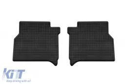 Specific rubber mats suitable for Ford Tourneo, Transit Connect after 2014, Tourneo Connect after 2019, 5 seats, 4-piece set, black color-image-6249203