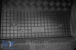 Specific rubber mats suitable for Ford Tourneo, Transit Connect after 2014, Tourneo Connect after 2019, 5 seats, 4-piece set, black color-image-6249204