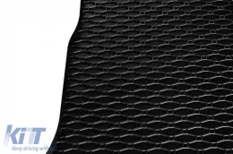 Specific rubber mats suitable for Ford Tourneo Custom after 2024, for third row seats, 2-piece set, black color-image-6250225