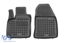Specific rubber mats suitable for Ford Transit Courier after 2014, 2-piece set, black color - ABFMF6016061