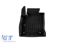 Specific rubber mats suitable for Ford Transit Courier after 2023, 2-piece set, black color, with 24-month warranty-image-6224027