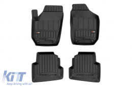 image-63-Specific rubber mats suitable for Frogum 3D ProLine series for Volkswagen Polo IV 2002-2008, Skoda Fabia 2007-2014, 4-piece set, black color, with 24-month warranty