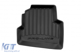 Specific rubber mats suitable for Frogum 3D ProLine series for Volkswagen Polo IV 2002-2008, Skoda Fabia 2007-2014, 4-piece set, black color, with 24-month warranty-image-6220798