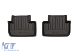Specific rubber mats suitable for Frogum 3D ProLine series for Citroen C4 Aircross, Peugeot 4008 2012-2017, Mitsubishi ASX after 2010, 4-piece set, black color, with 24-month warranty-image-6221008
