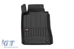 Specific rubber mats suitable for Frogum 3D ProLine series for Mercedes E class W211 2002-2009, CLS C219 2004-2010, 4-piece set, black color, with 24-month warranty-image-6221375