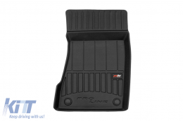 Specific rubber mats suitable for Frogum 3D ProLine series for Mercedes E class W211 2002-2009, CLS C219 2004-2010, 4-piece set, black color, with 24-month warranty-image-6221376