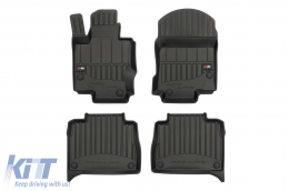 Specific rubber mats suitable for Frogum 3D ProLine series for Mercedes GLE W167 SUV, C167 coupe after 2019, 4-piece set, black color, with 24-month warranty-image-6221416