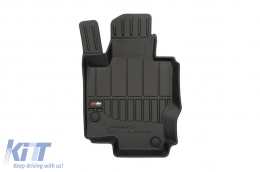 Specific rubber mats suitable for Frogum 3D ProLine series for Mercedes GLE W167 SUV, C167 coupe after 2019, 4-piece set, black color, with 24-month warranty-image-6221417