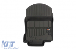 Specific rubber mats suitable for Frogum 3D ProLine series for Mercedes GLE W167 SUV, C167 coupe after 2019, 4-piece set, black color, with 24-month warranty-image-6221418