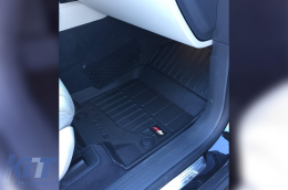 Specific rubber mats suitable for Frogum 3D ProLine series for Mercedes GLE W167 SUV, C167 coupe after 2019, 4-piece set, black color, with 24-month warranty-image-6221421