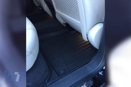 Specific rubber mats suitable for Frogum 3D ProLine series for Mercedes GLE W167 SUV, C167 coupe after 2019, 4-piece set, black color, with 24-month warranty-image-6221422