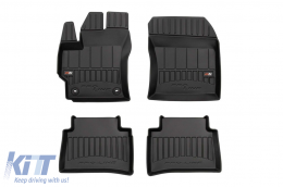 image-78-Specific rubber mats suitable for Frogum 3D ProLine series for Toyota Corolla XII after 2018, Suzuki Swace after 2020, 4-piece set, black color, with 24-month warranty