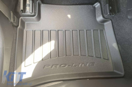 Specific rubber mats suitable for Frogum 3D ProLine series for Toyota Corolla XII after 2018, Suzuki Swace after 2020, 4-piece set, black color, with 24-month warranty-image-6221508