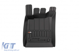 Specific rubber mats suitable for Frogum 3D ProLine series for Opel Vectra C wagon, Opel Signum 2003-2008, 4-piece set, black color, with 24-month warranty-image-6221511