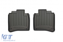 Specific rubber mats suitable for Frogum 3D ProLine series for Mercedes S class W222 2013-2020 long wheelbase, 4-Matic, 4-piece set, black color, with 24-month warranty-image-6221900
