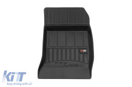 Specific rubber mats suitable for Frogum 3D ProLine series for Mercedes A class W176 2012-2018, B class W246 2011-2018, GLA X156 2013-2019, 4-piece set, black color, with 24-month warranty-image-6222112