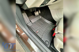 Specific rubber mats suitable for Frogum 3D ProLine series for Mercedes A class W176 2012-2018, B class W246 2011-2018, GLA X156 2013-2019, 4-piece set, black color, with 24-month warranty-image-6222114