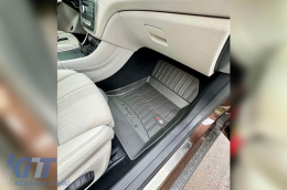 Specific rubber mats suitable for Frogum 3D ProLine series for Mercedes A class W176 2012-2018, B class W246 2011-2018, GLA X156 2013-2019, 4-piece set, black color, with 24-month warranty-image-6222115