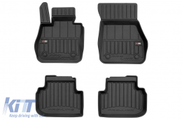 Specific rubber mats suitable for Frogum 3D ProLine series for BMW 1 Series F40 after 2019, F70 after 2024, 4-piece set, black color, with 24-month warranty-image-6222374