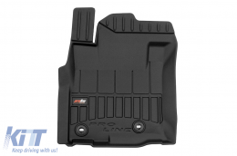 Specific rubber mats suitable for Frogum 3D ProLine series for Toyota Land Cruiser FJ150, 4Runner, Lexus LX after 2009, Toyota Land Cruiser J200 after 2007, 4-piece set, black color, with 24-month war-image-6222779