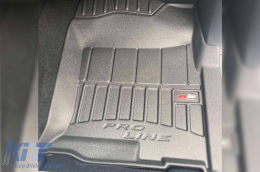 Specific rubber mats suitable for Frogum 3D ProLine series for Toyota Land Cruiser FJ150, 4Runner, Lexus LX after 2009, Toyota Land Cruiser J200 after 2007, 4-piece set, black color, with 24-month war-image-6222784