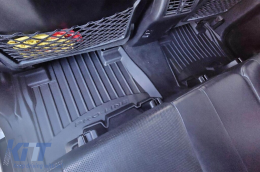Specific rubber mats suitable for Frogum 3D ProLine series for Toyota Land Cruiser FJ150, 4Runner, Lexus LX after 2009, Toyota Land Cruiser J200 after 2007, 4-piece set, black color, with 24-month war-image-6222790