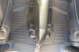 Specific rubber mats suitable for Frogum 3D ProLine series for Toyota Land Cruiser FJ150, 4Runner, Lexus LX after 2009, Toyota Land Cruiser J200 after 2007, 4-piece set, black color, with 24-month war-image-6222792