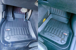 Specific rubber mats suitable for Frogum 3D ProLine series for Mini Countryman F60 after 2017, 4-piece set, black color, with 24-month warranty-image-6223290