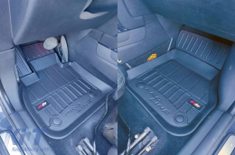 Specific rubber mats suitable for Frogum 3D ProLine series for Mini Countryman F60 after 2017, 4-piece set, black color, with 24-month warranty-image-6223291