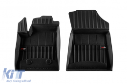 Specific rubber mats suitable for Frogum 3D ProLine series for Renault Espace after 2023, Rafale after 2024, 3-piece set, black color, with 24-month warranty-image-6223963