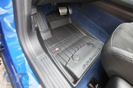 Specific rubber mats suitable for Frogum 3D ProLine series for Renault Espace after 2023, Rafale after 2024, 3-piece set, black color, with 24-month warranty-image-6223968