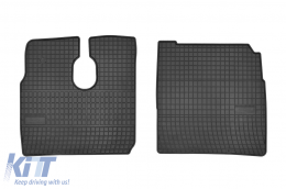 Specific rubber mats suitable for Frogum El Toro series for MAN 8-153, L2000 1994-2005, 2-piece set, black color - ABFMI6019077