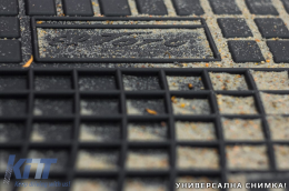 Specific rubber mats suitable for Frogum El Toro series for Peugeot Partner, Citroen Berlingo 2008-2018, 4-piece set, black color-image-6230278