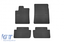Specific rubber mats suitable for Frogum El Toro series for Citroen C5 2001-2008, Peugeot 407 2004-2011, 4-piece set, black color - ABFMC6019125