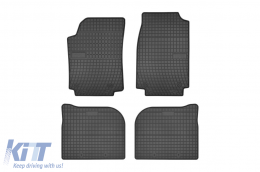 Specific rubber mats suitable for Frogum El Toro series for Audi 100 1990-1994, A6 1994-1997, 4-piece set, black color - ABFMA6019160