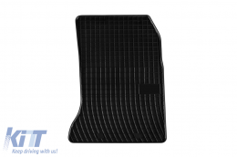 Specific rubber mats suitable for Frogum El Toro series for Mercedes A class W176 2011-2018, CLA C117 2013-2019, GLA X156 2013-2019, 4-piece set, black color-image-6230388