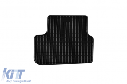 Specific rubber mats suitable for Frogum El Toro series for Mercedes A class W176 2011-2018, CLA C117 2013-2019, GLA X156 2013-2019, 4-piece set, black color-image-6230389